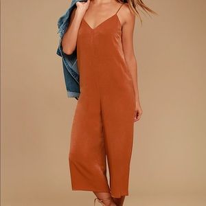 Rust Lulus Jumpsuit